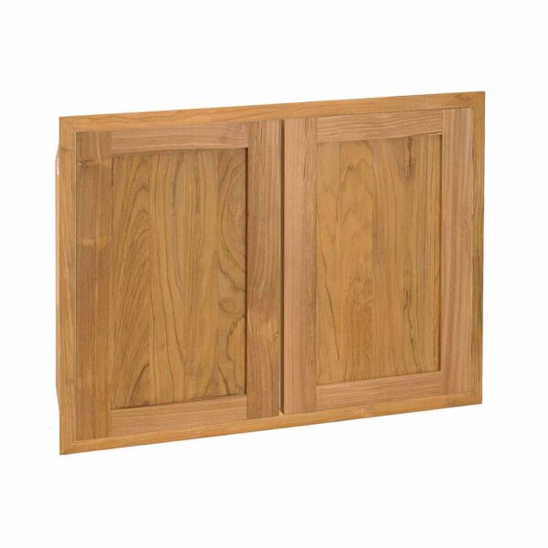 AD2-30S-Pacific Teak Millsworks 30 Inch Shaker Panel Double Access Door W/ False Drawer