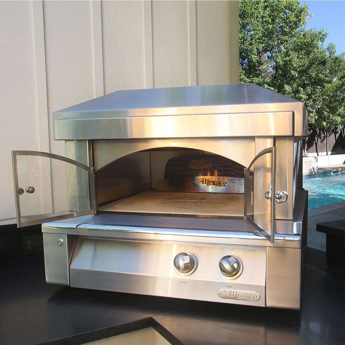 Alfresco 30-Inch Countertop Propane Outdoor Pizza Oven Plus - AXE-PZA-LP 1