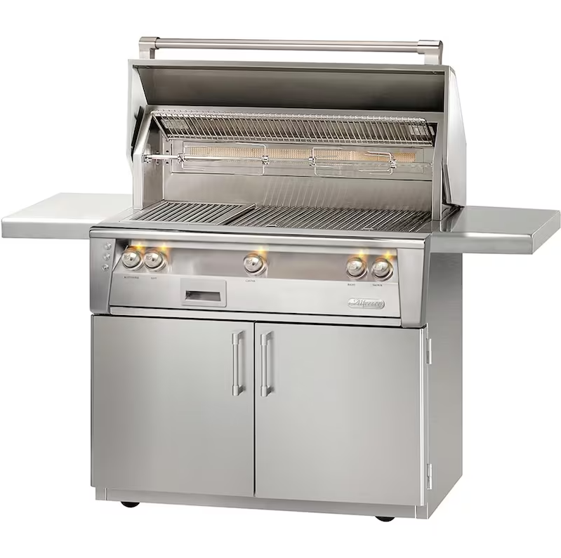Alfresco ALXE 42-Inch Natural Gas Grill With Sear Zone And Rotisserie - ALXE-42SZC-NG