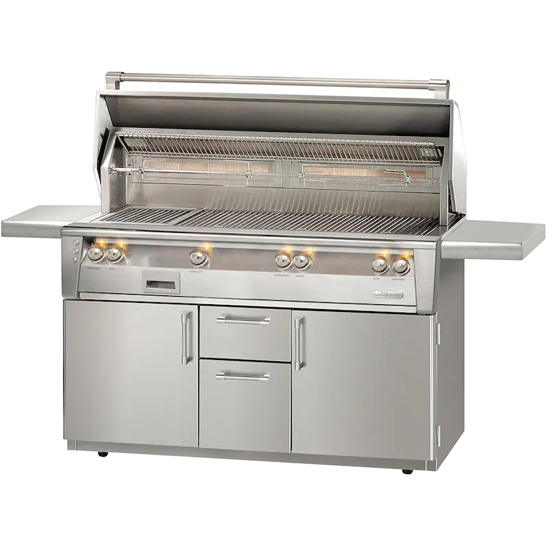 Alfresco ALXE 56-Inch Freestanding Propane Gas All Grill With Sear Zone And Rotisserie - ALXE-56BFGC-LP