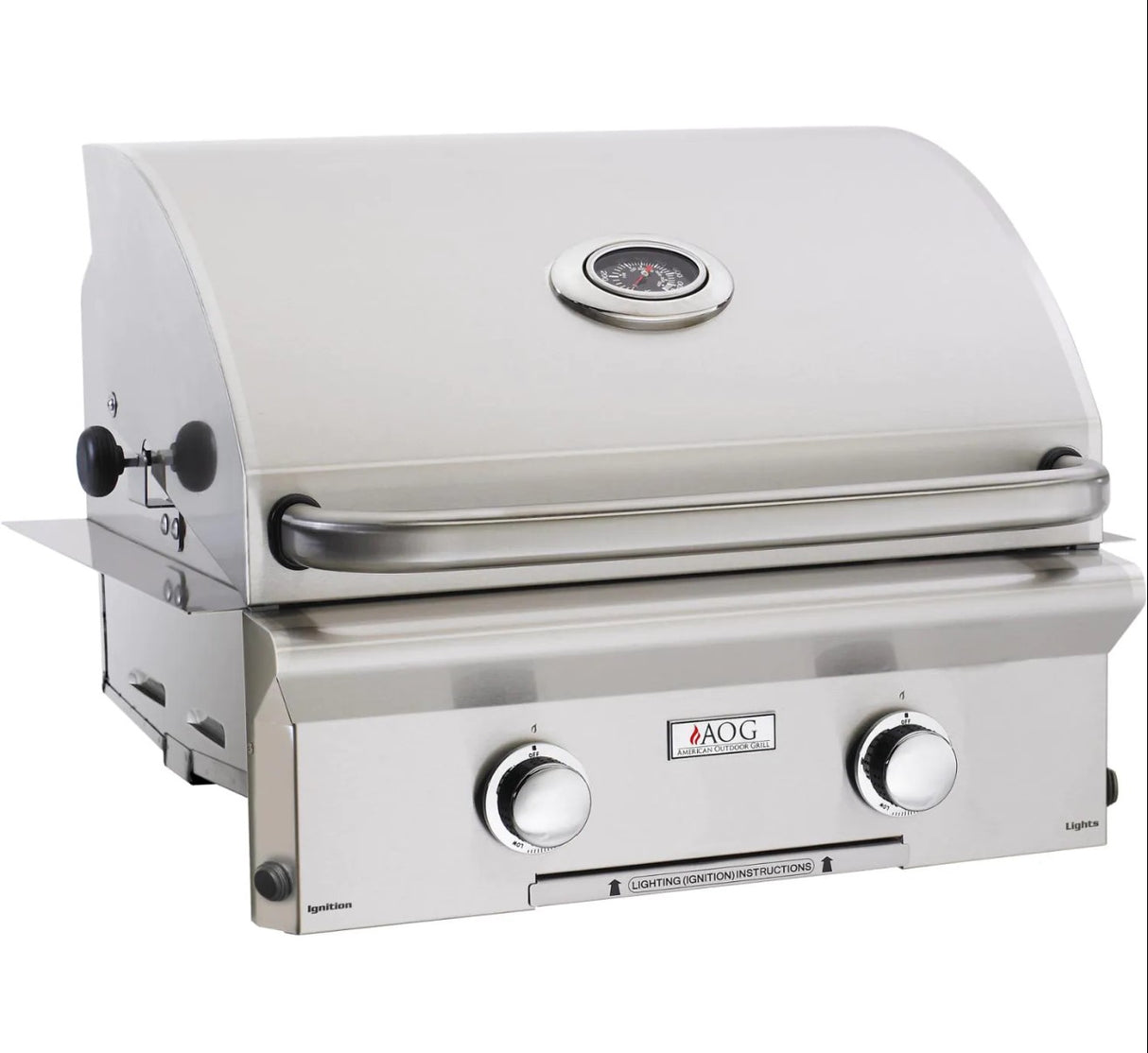 American Outdoor Grill L-Series 24-Inch 2-Burner Built-In Propane Gas Grill 24PBL-00SP