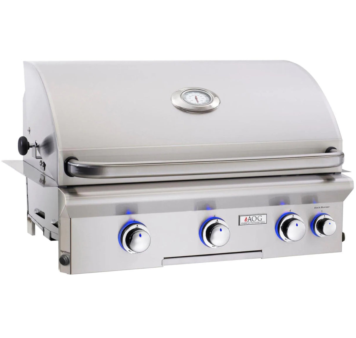 American Outdoor Grill L-Series 30-Inch 3-Burner Built-In Natural Gas Grill With Rotisserie 30NBL