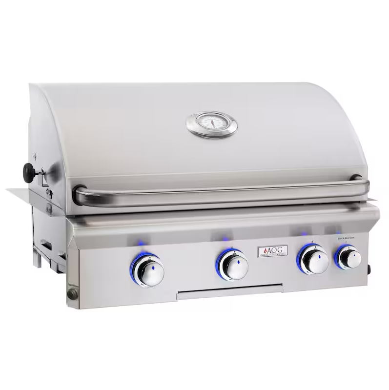 American Outdoor Grill L-Series 30-Inch 3-Burner Built-In Propane Gas Grill With Rotisserie 30PBL
