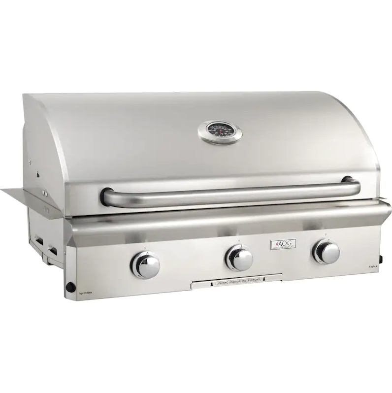 American Outdoor Grill L-Series 36-Inch 3-Burner Built-In Propane Gas Grill 36PBL-00SP