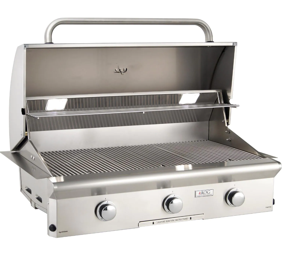 American Outdoor Grill L-Series 36-Inch 3-Burner Built-In Propane Gas Grill 36PBL-00SP1