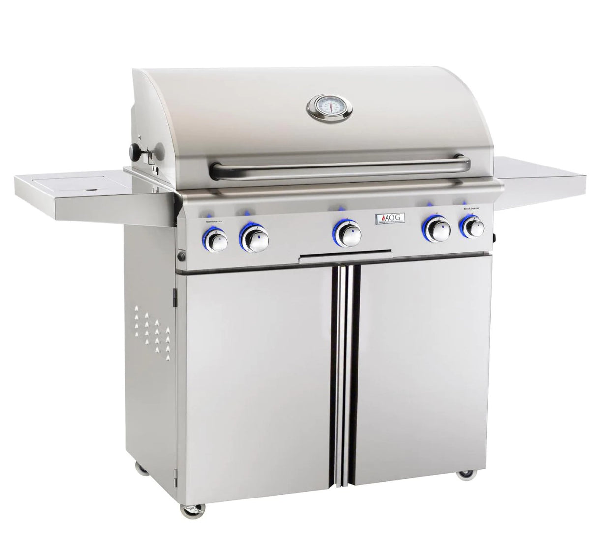 American Outdoor Grill L-Series 36-Inch 3-Burner Propane Gas Grill With Rotisserie & Single Side Burner 36PCL