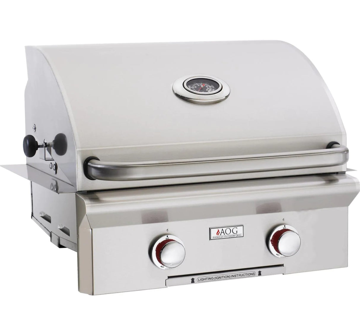 American Outdoor Grill T-Series 24-Inch 2-Burner Built-In Natural Gas Grill 24NBT-00SP