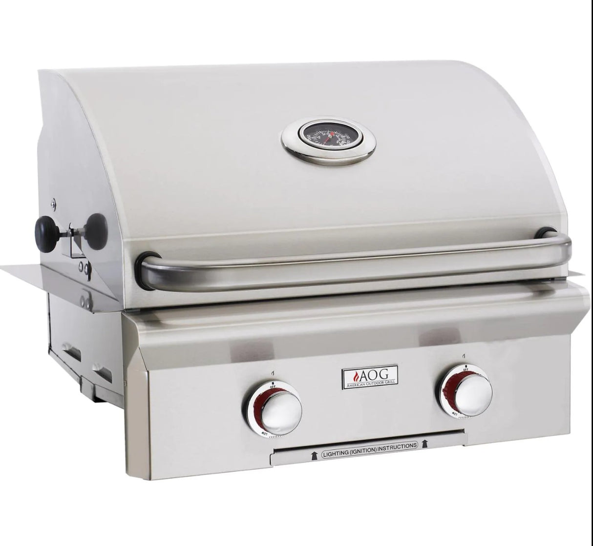 American Outdoor Grill T-Series 24-Inch 2-Burner Built-In Propane Gas Grill 24PBT-00SP