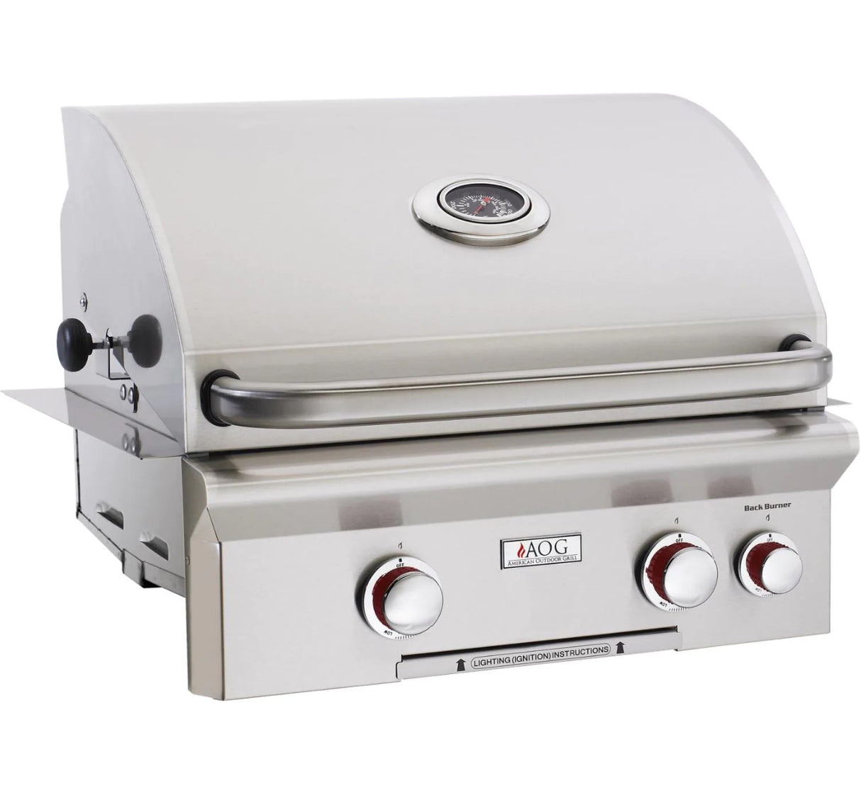 American Outdoor Grill T-Series 24-Inch 2-Burner Built-In Propane Gas Grill With Rotisserie 24PBT