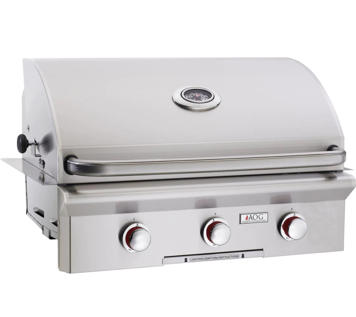 American Outdoor Grill T-Series 30-Inch 3-Burner Built-In Natural Gas Grill 30NBT-00SP