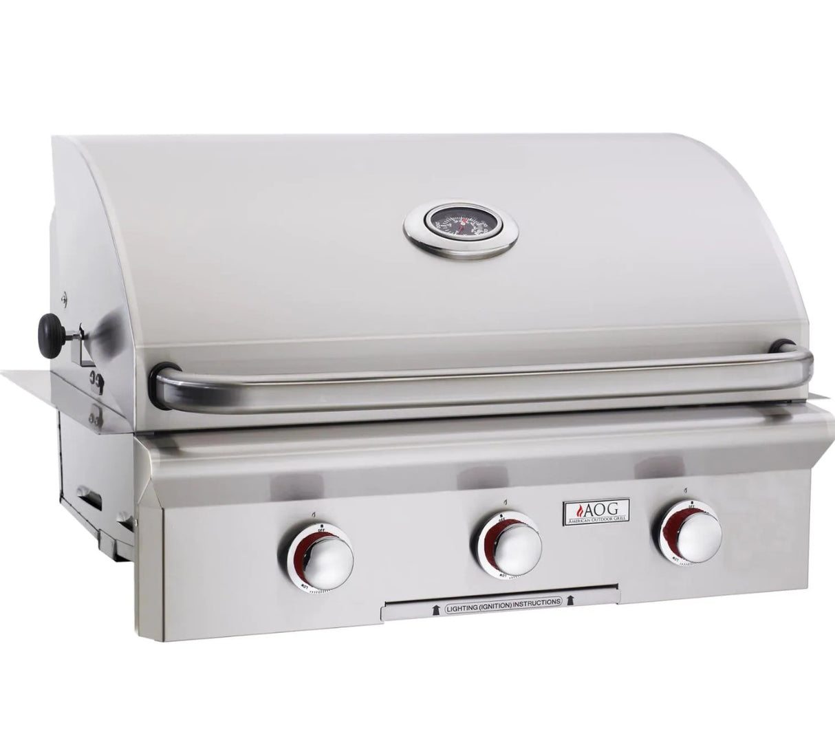American Outdoor Grill T-Series 30-Inch 3-Burner Built-In Propane Gas Grill 30PBT-00SP