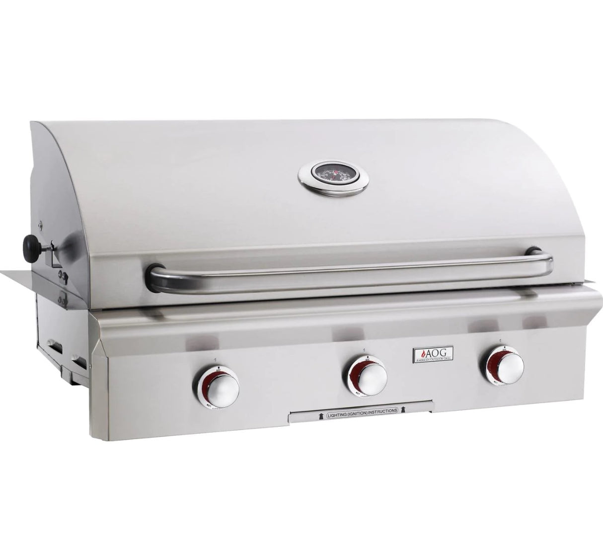 American Outdoor Grill T-Series 36-Inch 3-Burner Built-In Propane Gas Grill 36PBT-00SP