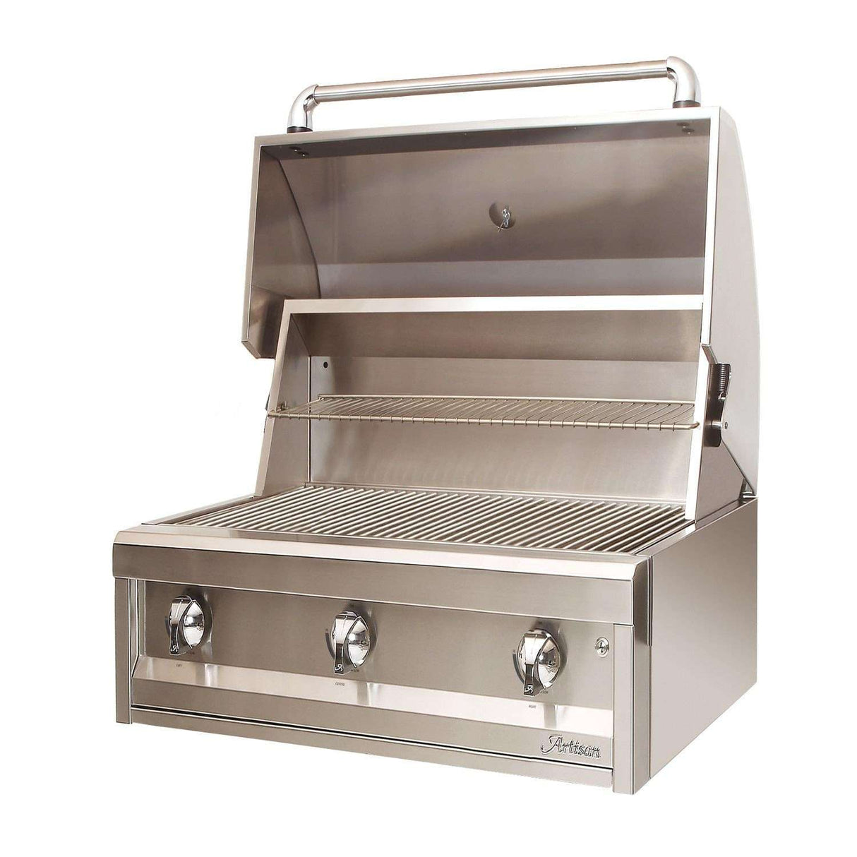 Artisan American Eagle 36-Inch 3-Burner Built-In Propane Gas Grill - AAEP-36-LP open grill