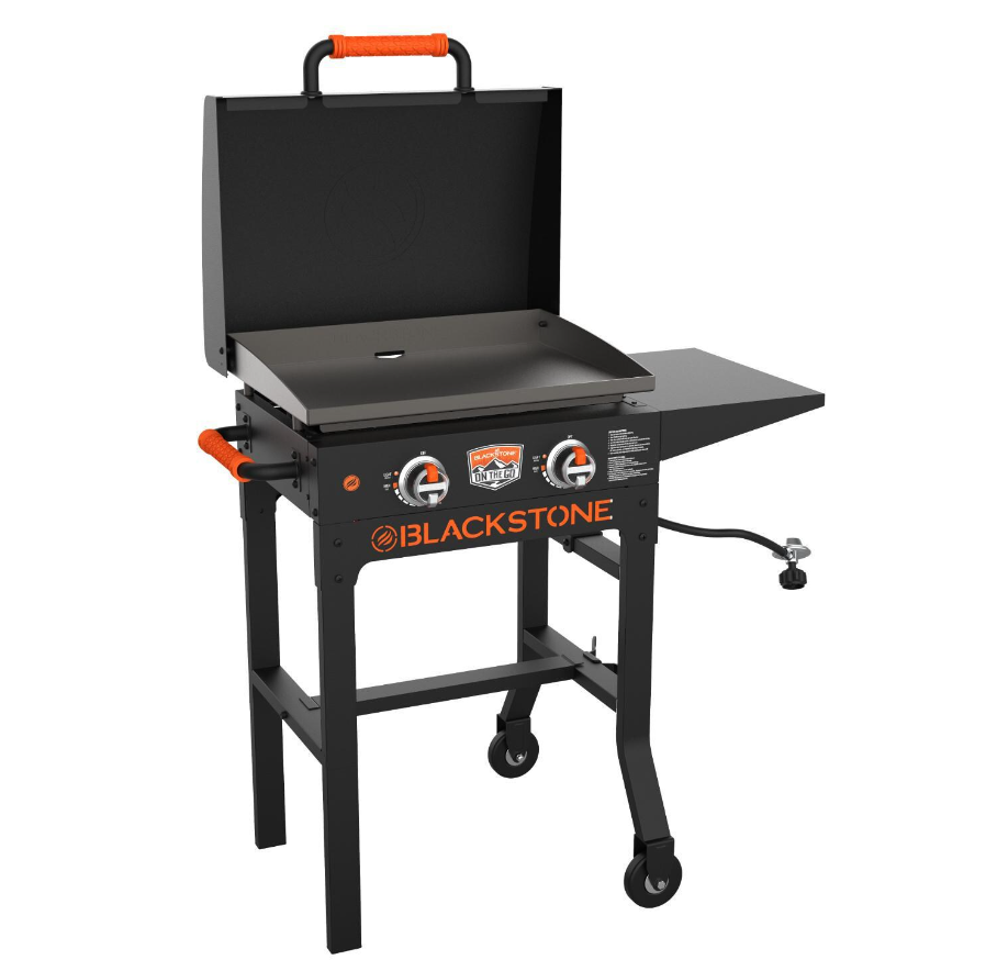 Blackstone 22-Inch On-The-Go Griddle W Hood, Cart & Cover