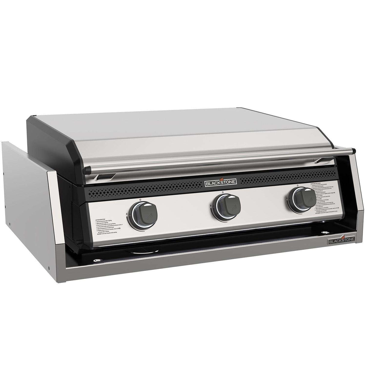 Blackstone 28-Inch Griddle W Hood & Stainless Steel Insulation Jacket - 6029 closed