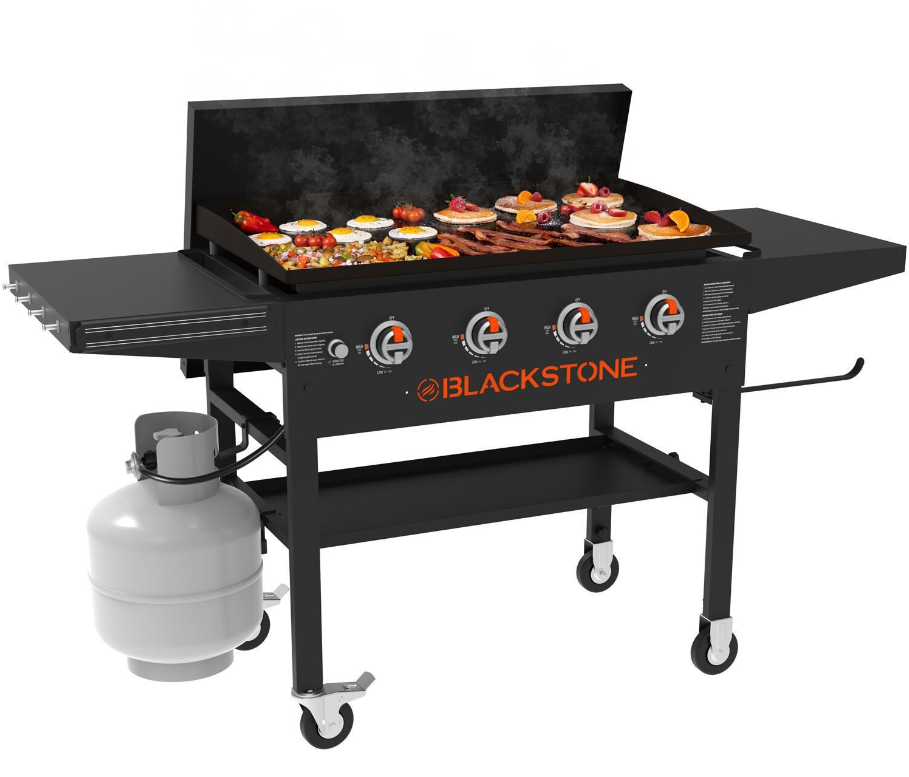 Blackstone 36-Inch Griddle W Hard Cover & Griddle Station Cover