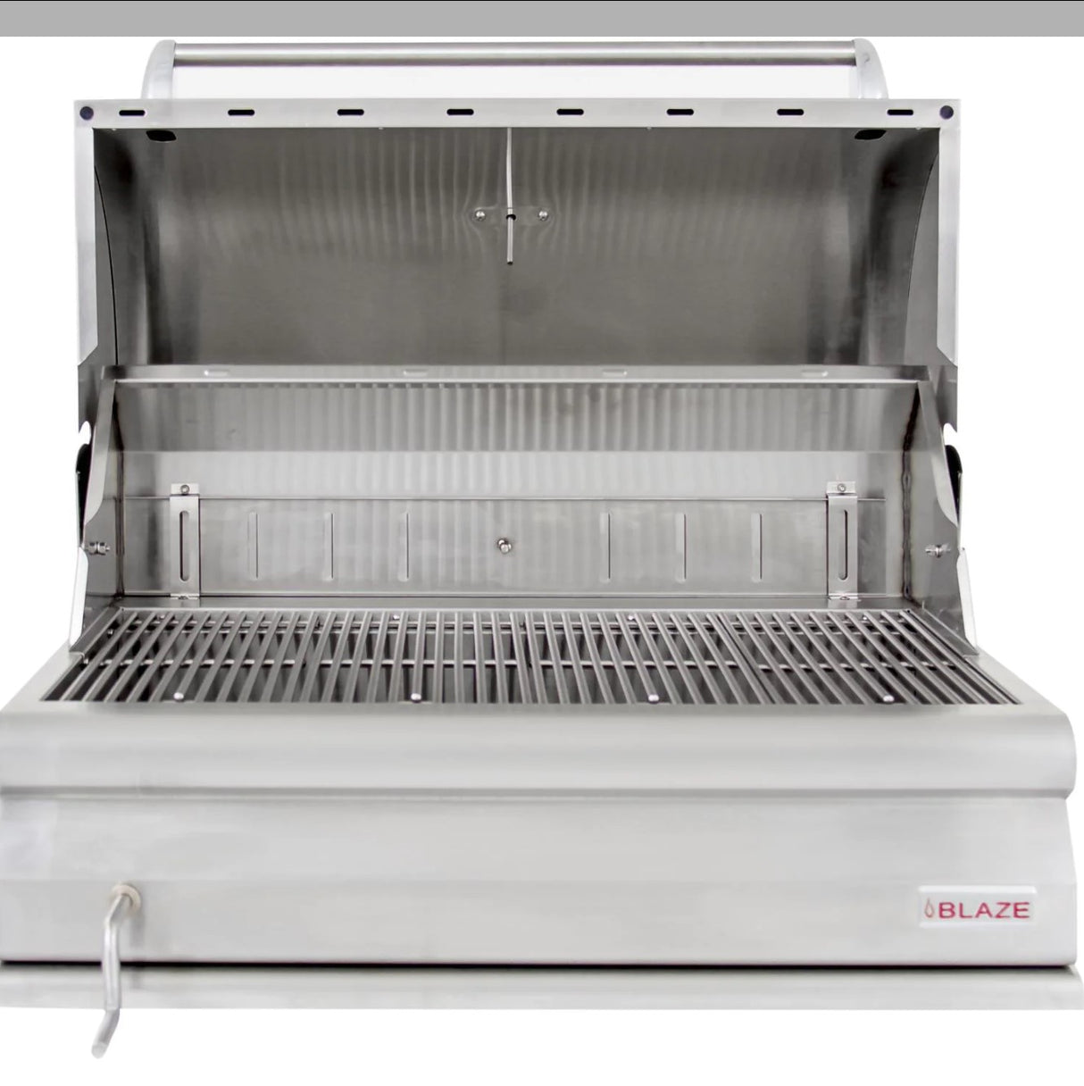 Blaze 32-Inch Built-In Stainless Steel Charcoal Grill With Adjustable Charcoal Tray BLZ-4-CHAR