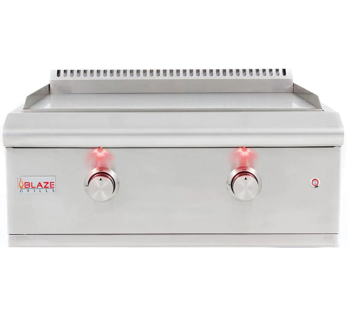 Blaze Premium LTE 30-Inch Built-In Natural Gas Griddle With Lights BLZ-GRIDDLE-LTE-NG