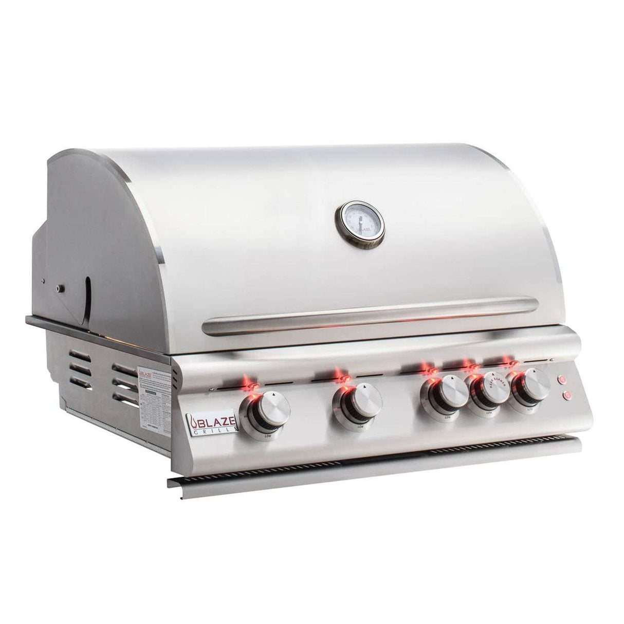 Blaze Premium LTE 32-Inch 4-Burner Built-In Propane Gas Grill With Rear Infrared Burner & Grill Lights - BLZ-4LTE2-LP