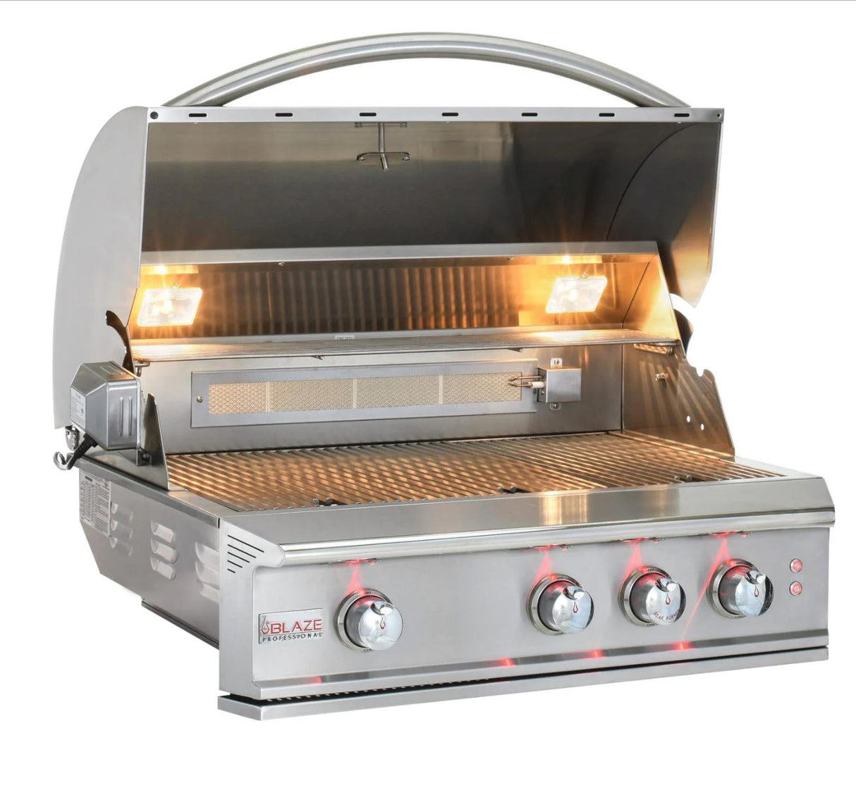 Blaze Professional LUX 34-Inch 3-Burner Built-In Propane Gas Grill With Rear Infrared Burner - BLZ-3PRO-LP
