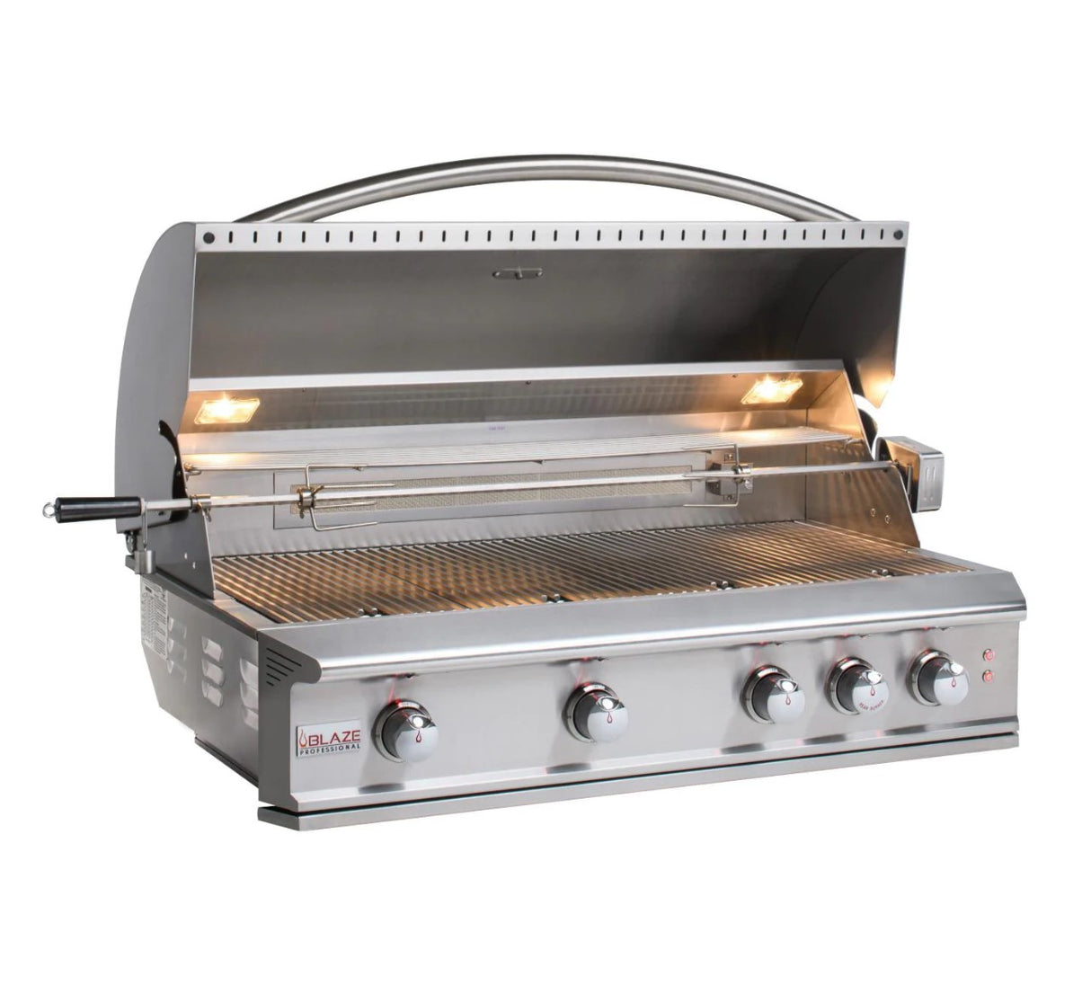Blaze Professional LUX 44-Inch 4-Burner Built-In Natural Gas Grill With Rear Infrared Burner - BLZ-4PRO-NG
