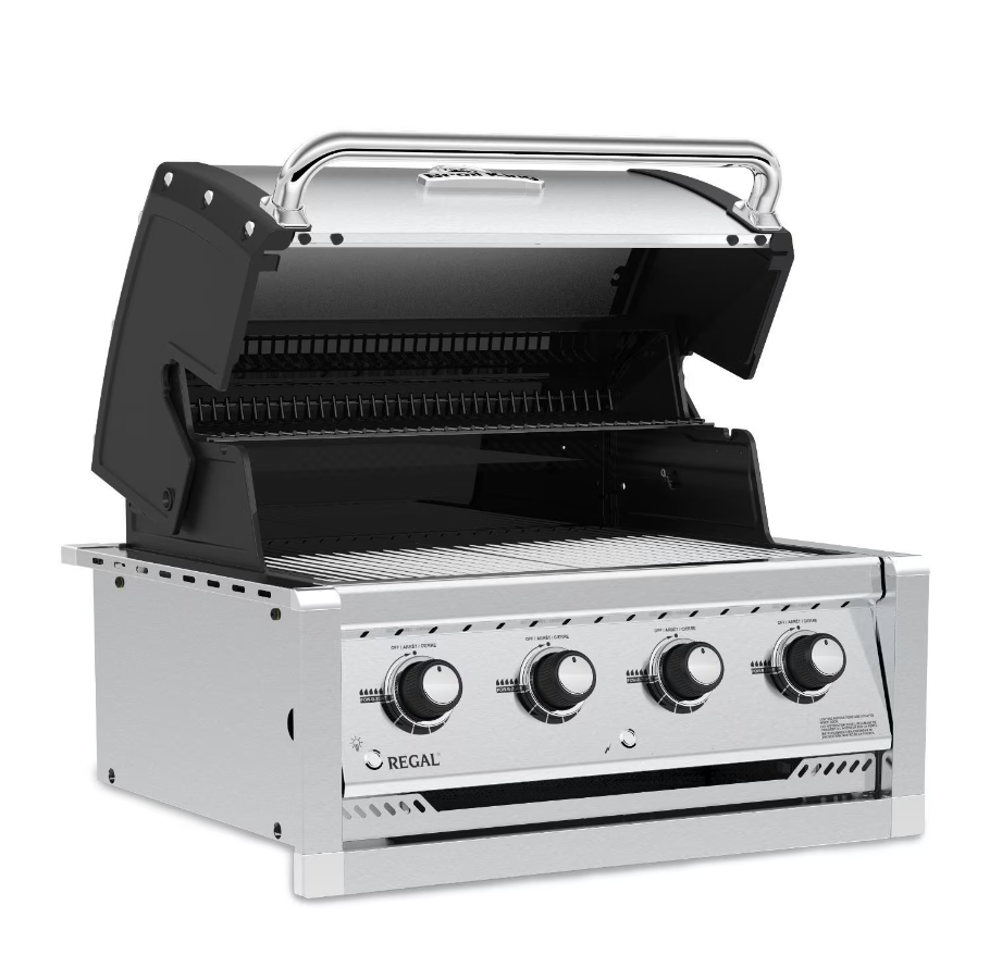 Broil King Regal S420 4-Burner Built-In Natural Gas Grill - Stainless Steel - 885717