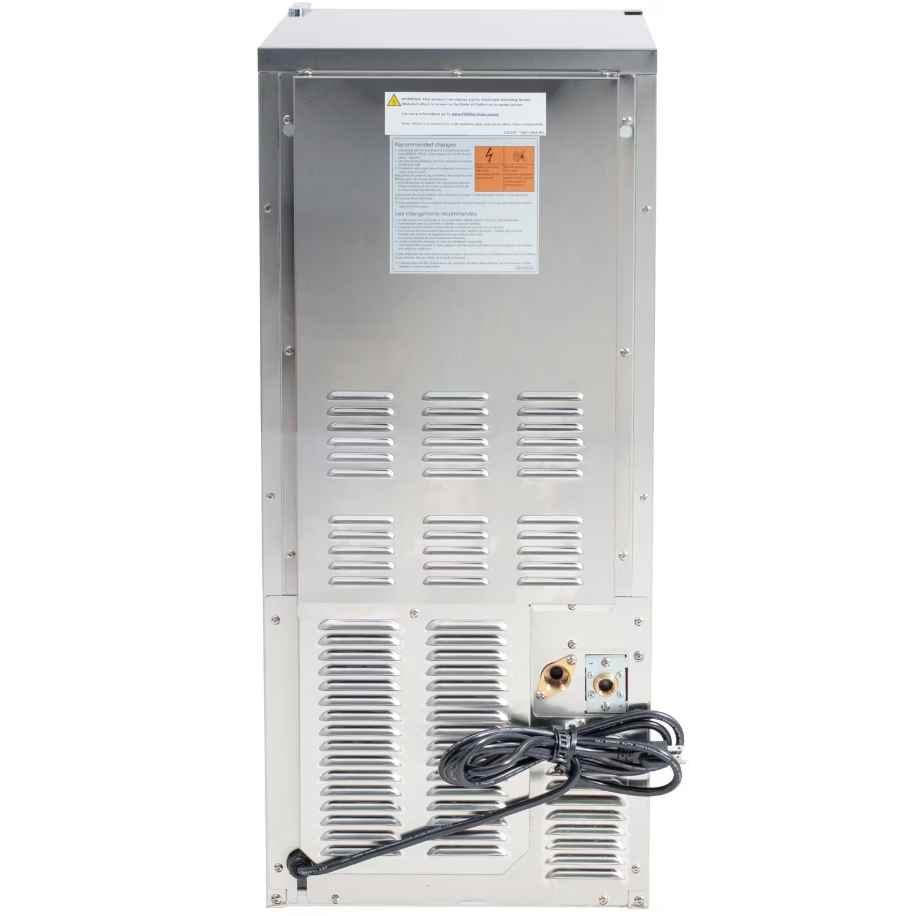 Bull 60 Lb. 15-Inch Outdoor Rated Commercial Ice Maker With Drain Pump - 132001