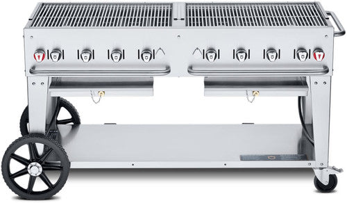Crown Verity 60-Inch Single Inlet (Bulk Tanks Only) Mobile Propane Grill - CV-MCB-60-SI BULK