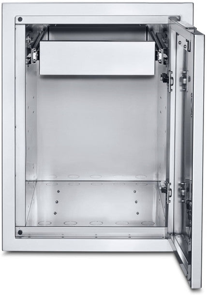 Crown Verity Infinite Series 21-Inch Enclosed Cabinet Storage W/ Single Storage Drawer And Double Trash Bin Storage - Large - IBILC-GH-1D