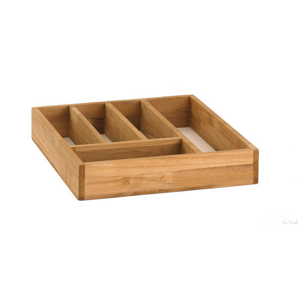 Pacific Teak Millsworks Push Back Cutlery Tray