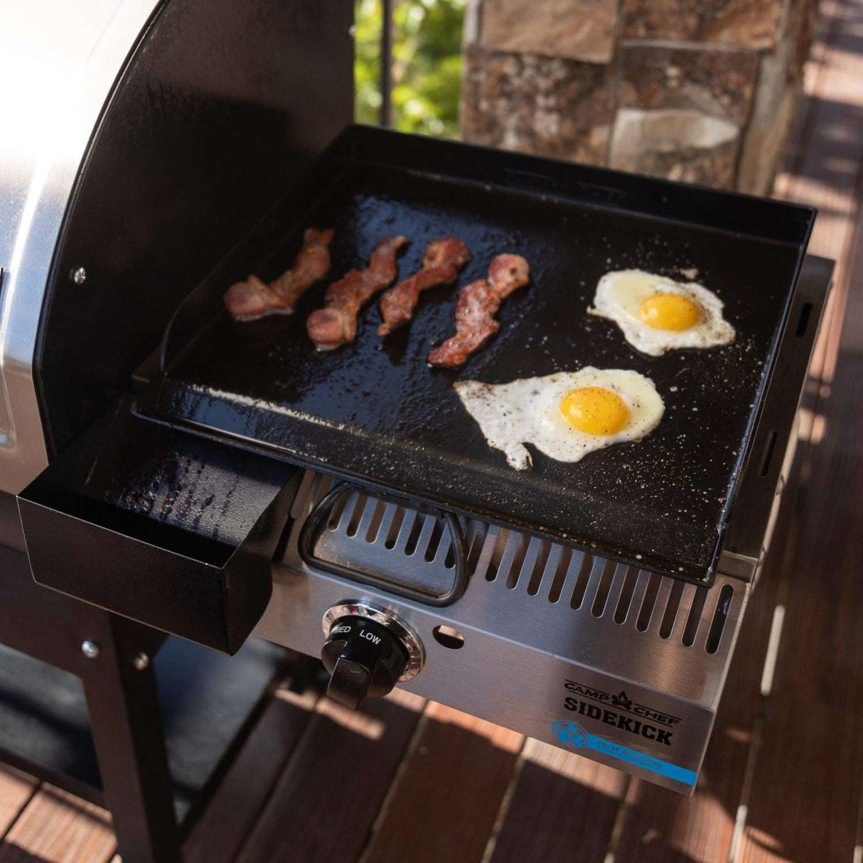 Camp Chef Woodwind CL 36-Inch Pellet Grill With Propane Sidekick Burner - PG36CL side burner