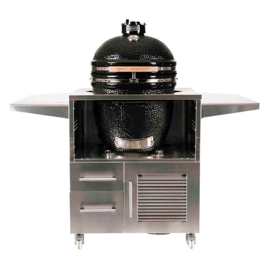 Coyote Asado Ceramic Grill w Coyote Universal Cart