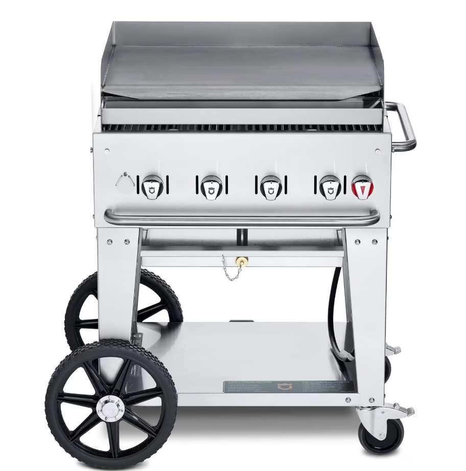 Crown Verity 30-Inch Mobile Propane Gas Griddle - CV-MG-30