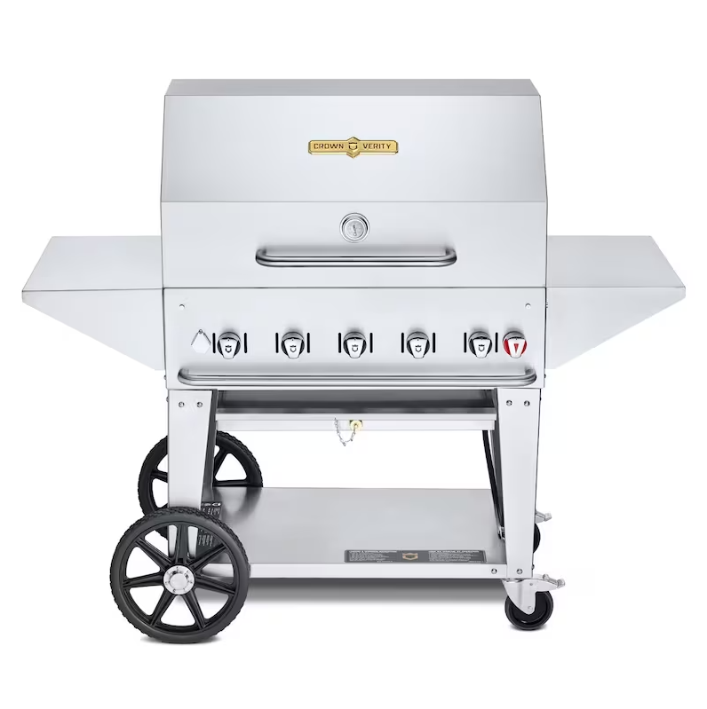 Crown Verity 36-Inch Mobile Propane Grill Pro Package - CV-MCB-36PRO