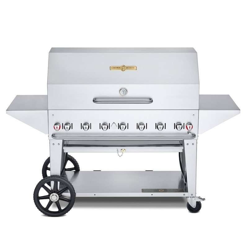Crown Verity 48-Inch Mobile Natural Gas Grill Pro Package - CV-MCB-48PRO-NG