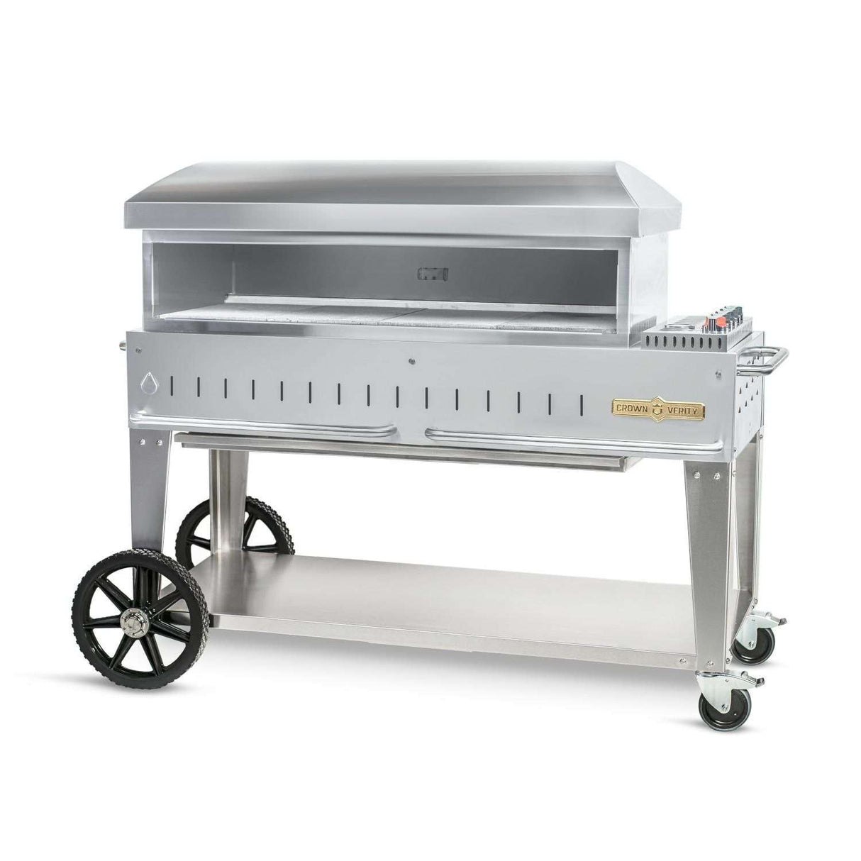 Crown Verity 48-Inch Mobile Propane Pizza Oven - CV-PZ48-MB