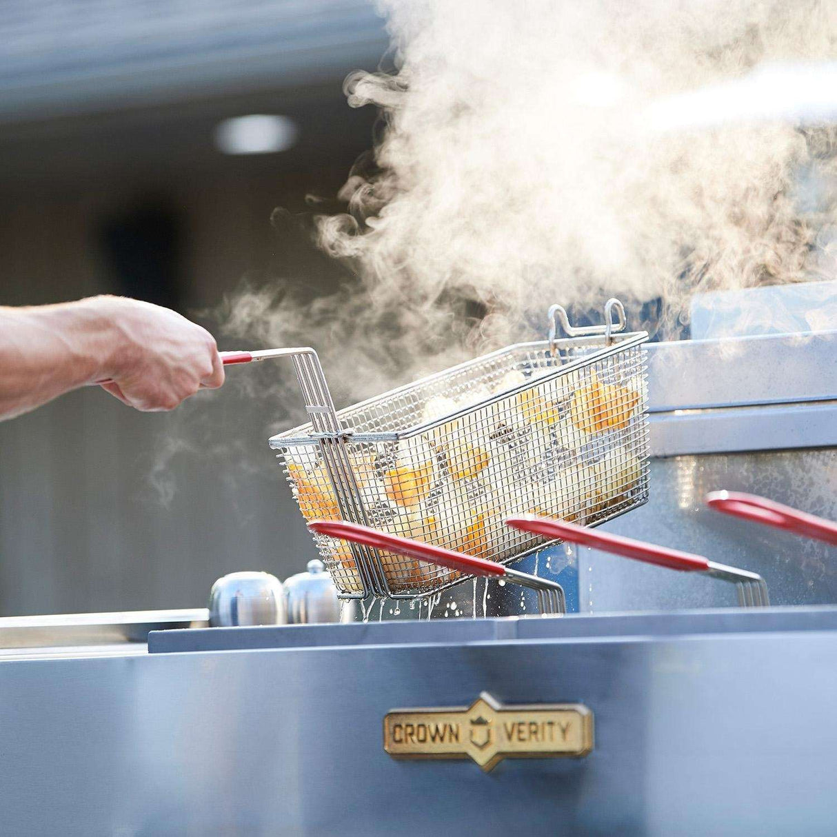 Crown Verity Double Tank Propane Fryer - CV-PF-2 Steam