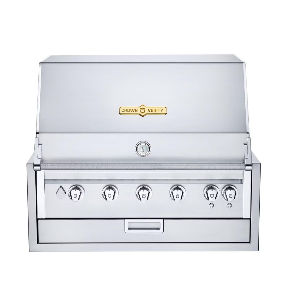 Crown Verity Infinite Series 36-Inch Built-In Propane Gas Grill W Lights - IBI36LP-LT