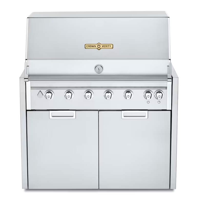 Crown Verity Infinite Series 42-Inch Modular Propane Gas Grill W Lights - Bulk Tank - IGM42-SIBULK-LT