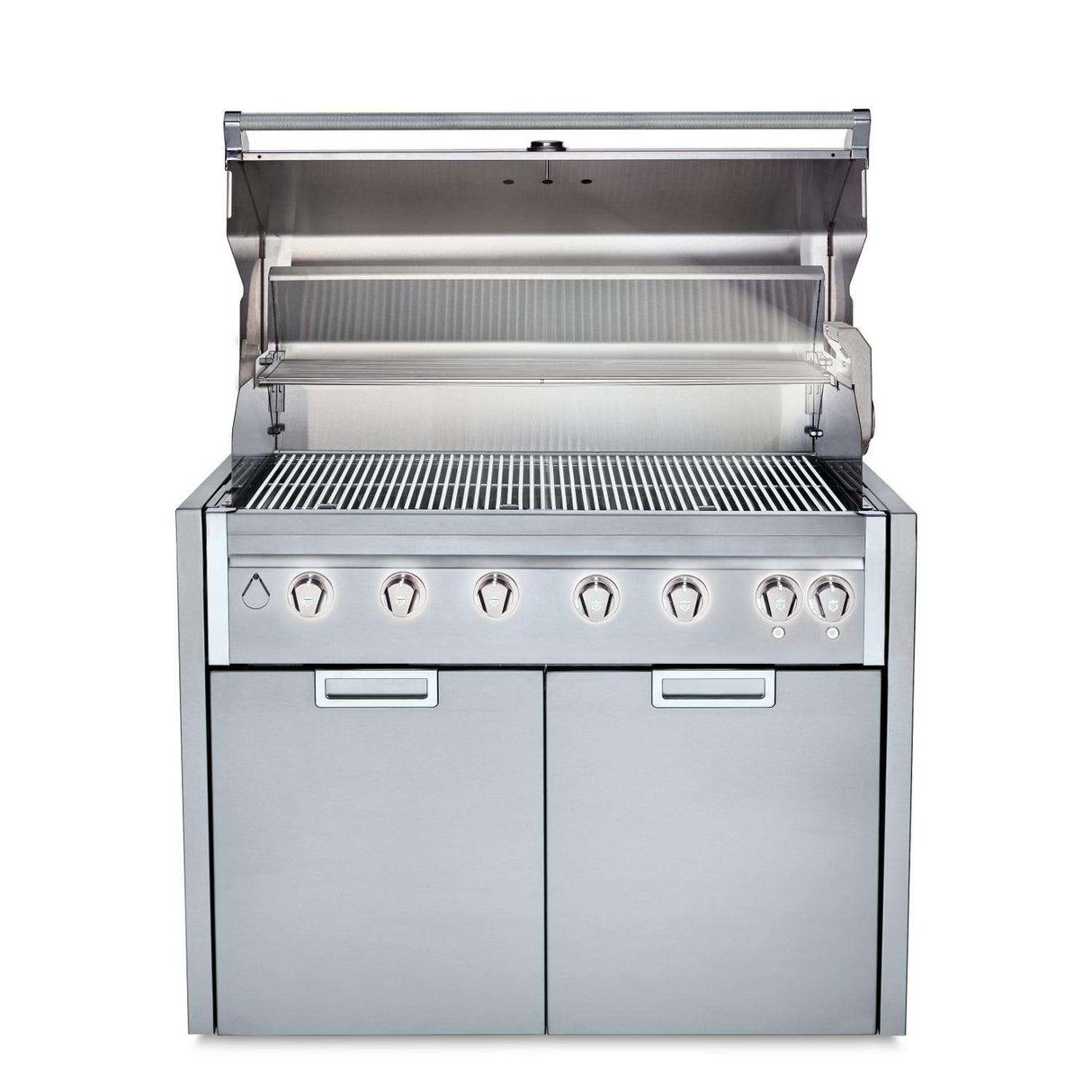 Crown Verity Infinite Series 42-Inch Modular Propane Gas Grill W Lights - IGM42LP-LT open grill