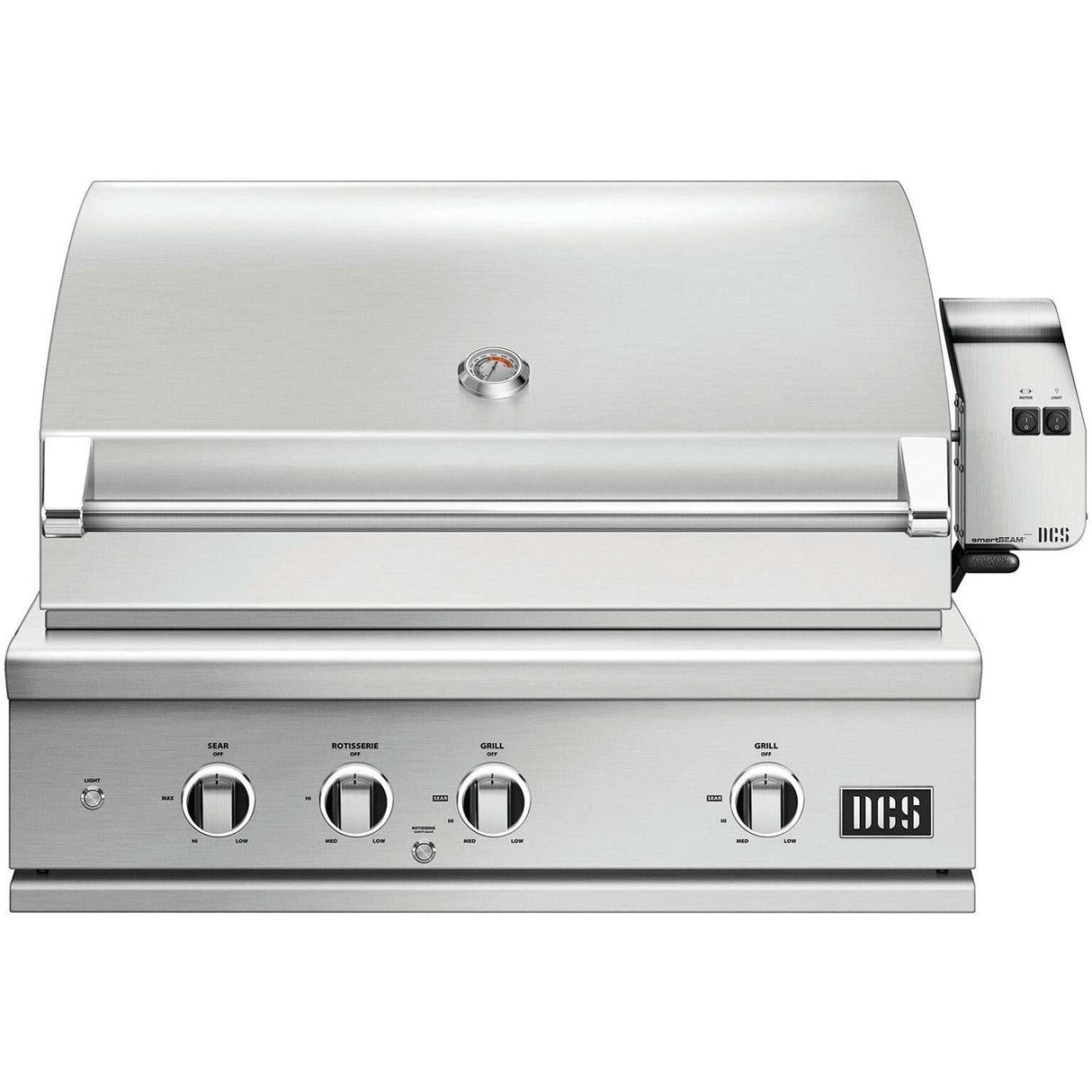 DCS Series 9 36-Inch Built-In Propane Gas Grill With Rotisserie & Infrared Burner - BE1-36RCI-L