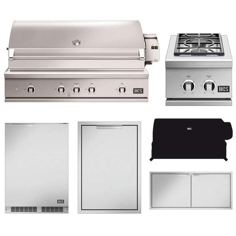 DCS Series 9 6-Piece 48-Inch Propane Gas Outdoor Kitchen Package - BE1-48RC-L-6PC
