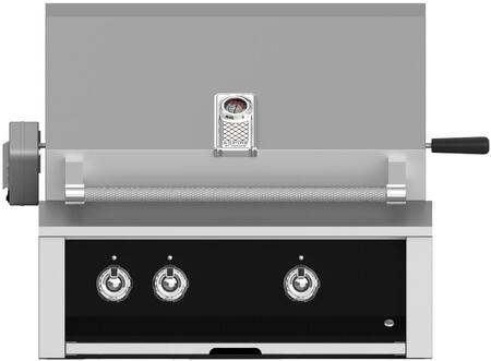 Hestan 30-Inch Built-In Natural Gas Grill W/ Rotisserie - Stealth - GABR30-NG-BK