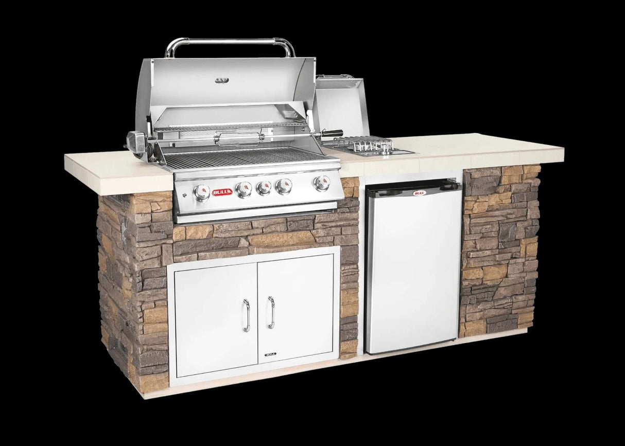 Bull Faux Rock Outdoor Kitchen Collection, 15757, ODK Outdoor Kitchen With Faux Rock