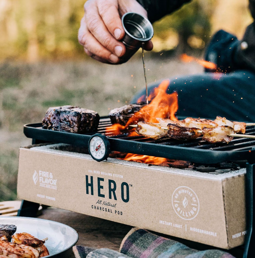 Fire & Flavor HERO Charcoal Grill Kit - FFG1