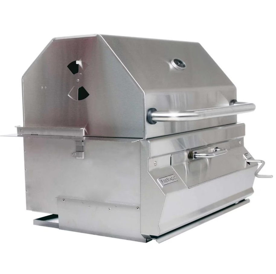 Fire Magic 12-SC01C-A Legacy 24 Stainless Steel Built-In Grill Smoker Oven (Charcoal)