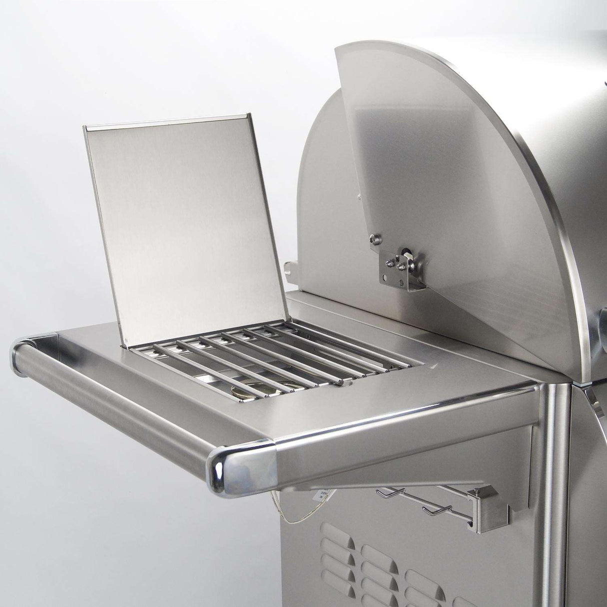 Fire Magic Aurora A430S 24-Inch Propane Gas Grill With Side Burner And Analog Thermometer - A430S-7EAP-62 side grill