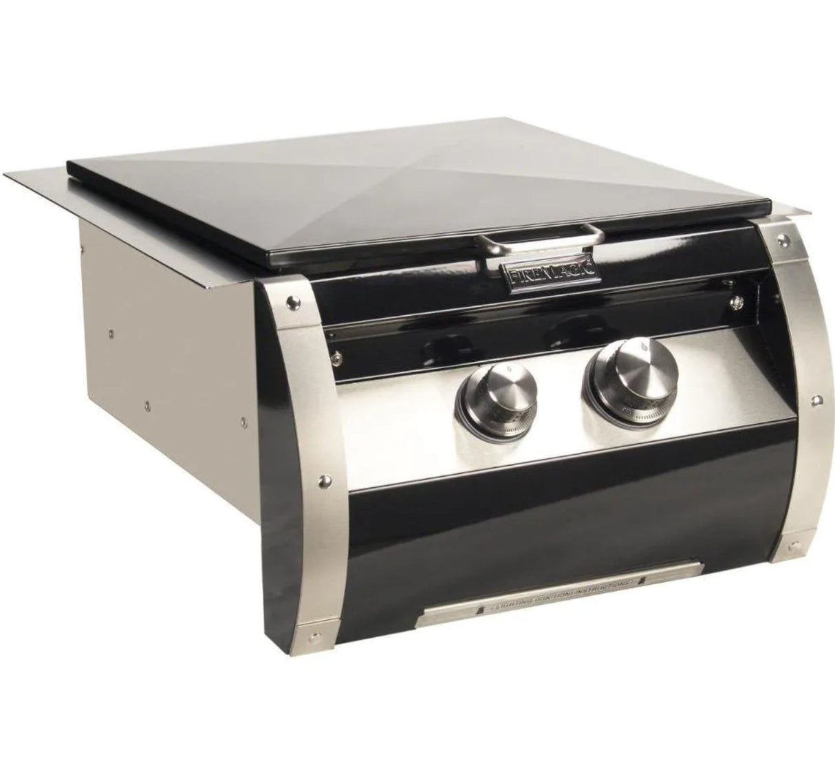 Fire Magic Echelon Black Diamond Built-In Propane Gas Power Burner With Stainless Steel Grid - 19-H5B1P-0