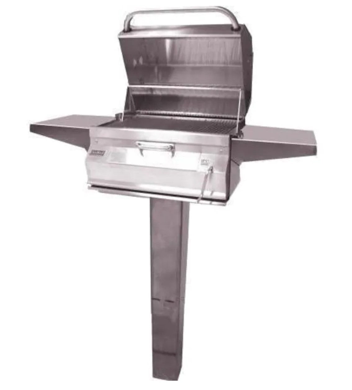Fire Magic Legacy 24-Inch Smoker Charcoal Grill On In-Ground Post - 22-SC01C-G6
