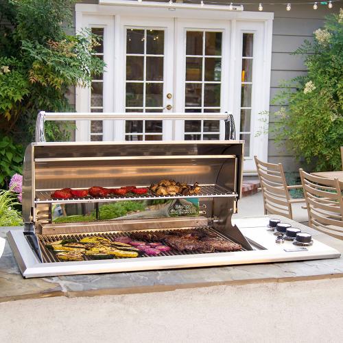 Fire Magic Legacy 48-Inch Drop-In Natural Gas Countertop Gas Grill with Rear Infrared Burner